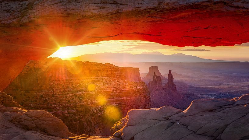 Paysage du sud-ouest des États-Unis au lever du soleil par Voss photographie