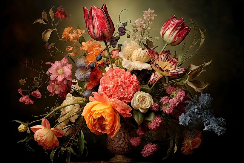 Blumen-Stillleben von Wall Wonder