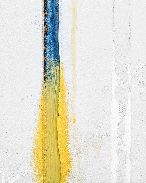 Blauw-geel verloop van Texel eXperience