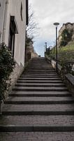 Stairway to the old city hills