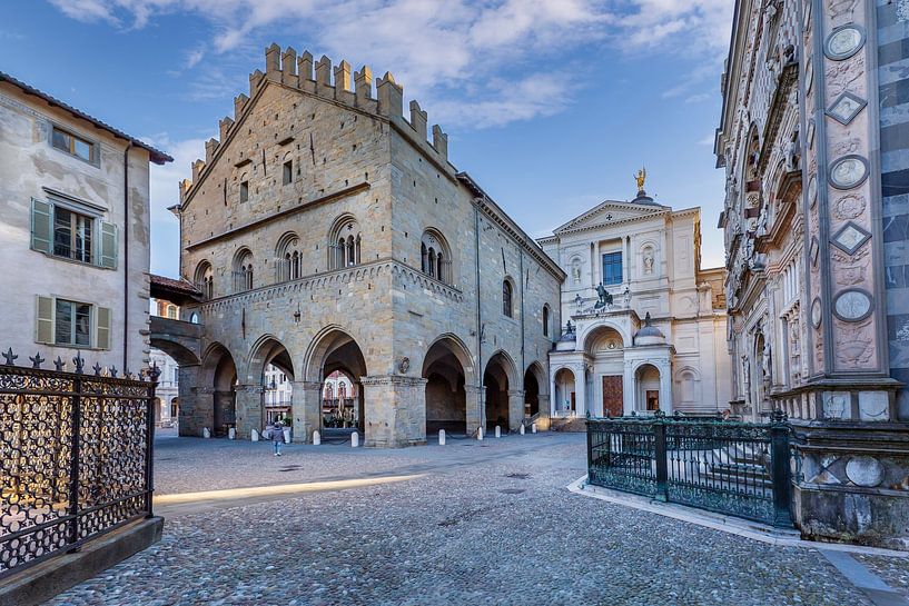 Palazzo della Ragione, Bergamo Cathedral, Basilica of Santa Maria Maggiore by Melanie Viola