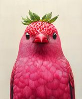 Strawberry bird