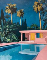 Palm Springs la nuit : un spectacle impressionniste moderne