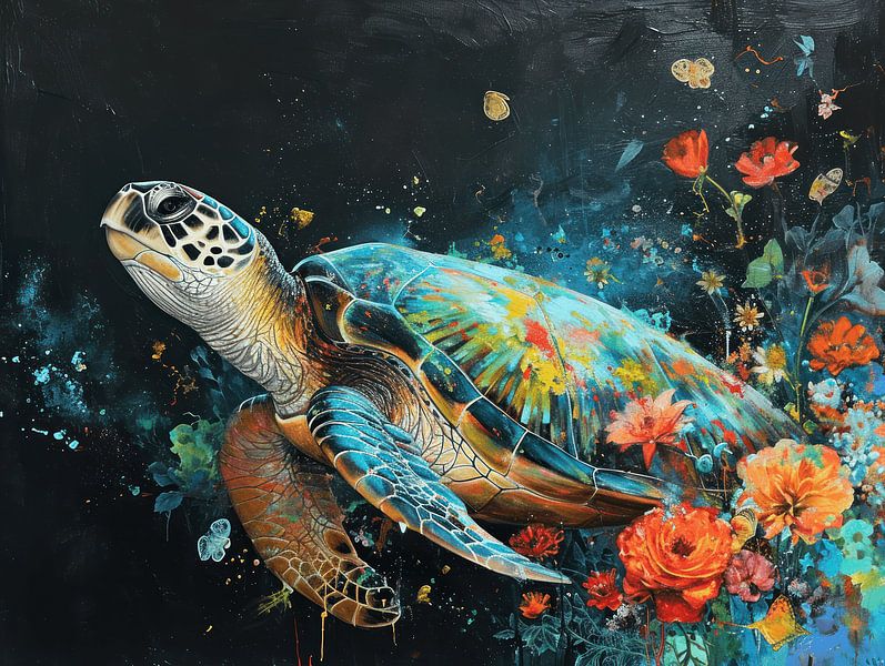 Undersea Journey in Floral Splendour by Eva Lee