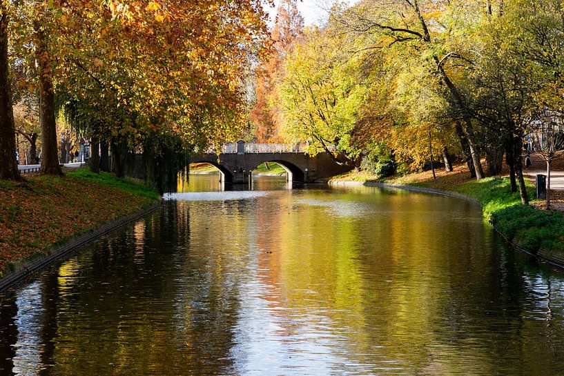 Absteder Brücke in Utrecht im Herbst 2025 (Landschaft) von André Blom Fotografie Utrecht