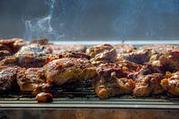 Poulet grillé au barbecue