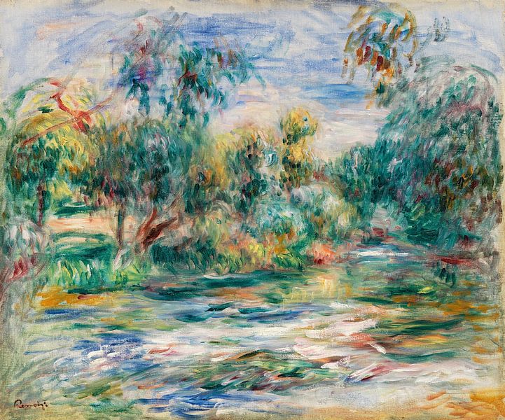 landscape, Renoir 1917 by Atelier Liesjes