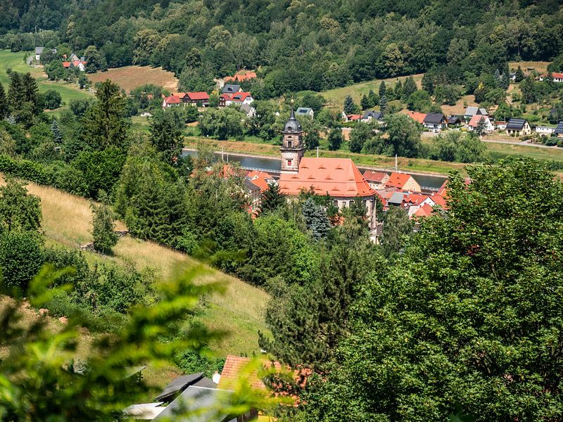 Königstein, Saxon Switzerland - Sankt Marien church by Pixelwerk