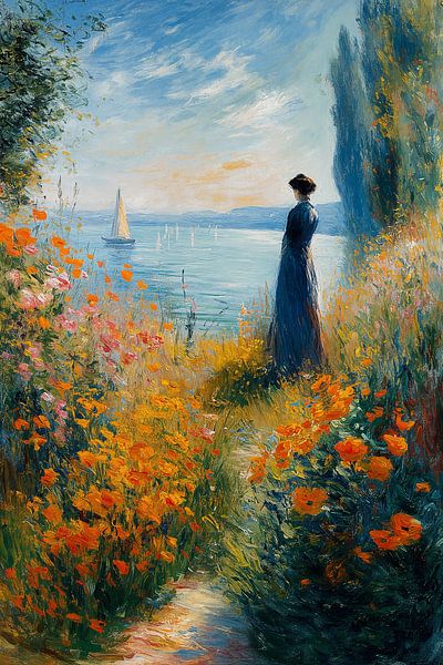 Coquelicots et brise marine n°1 par Studio BB