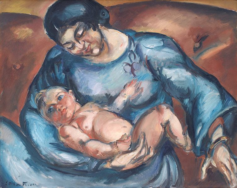 Die Liebe der Mutter, Othon Friesz, 1914 von Atelier Liesjes