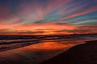 Roter Sonnenuntergang