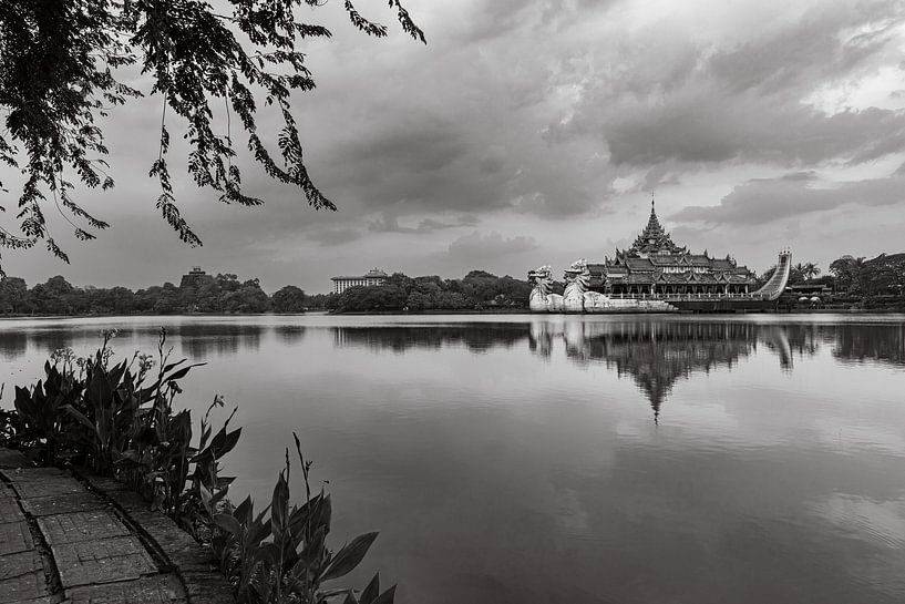 The Royal Barque in Yangon by Roland Brack
