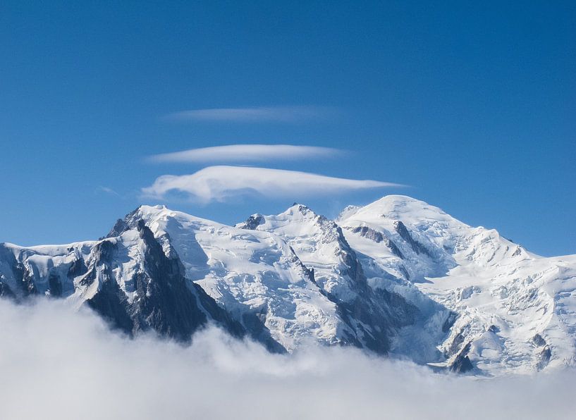 Lenswolken Boven De Mont Blanc par menno visser
