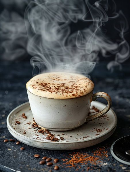 drink a cup of coffee or cappuccino by Egon Zitter