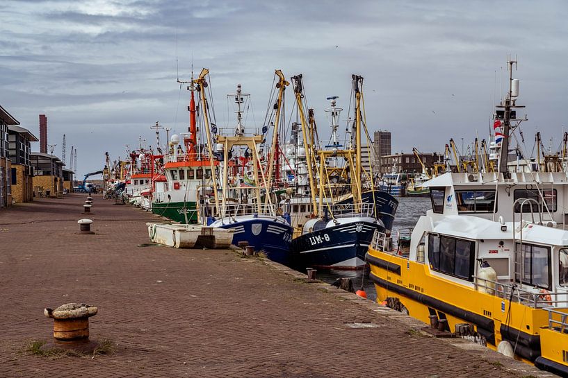 Port de pêche d'IJmuiden par Jolanda van Straaten