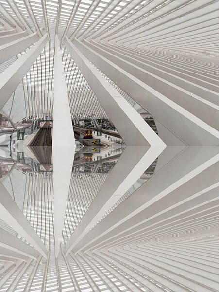 A train abstract par Brian Morgan