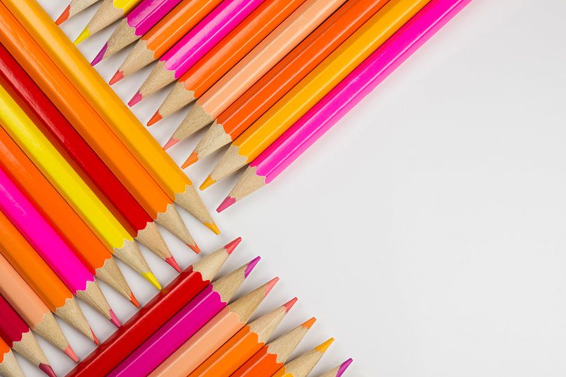 Collectie van bont gekleurde potloden von Tonko Oosterink