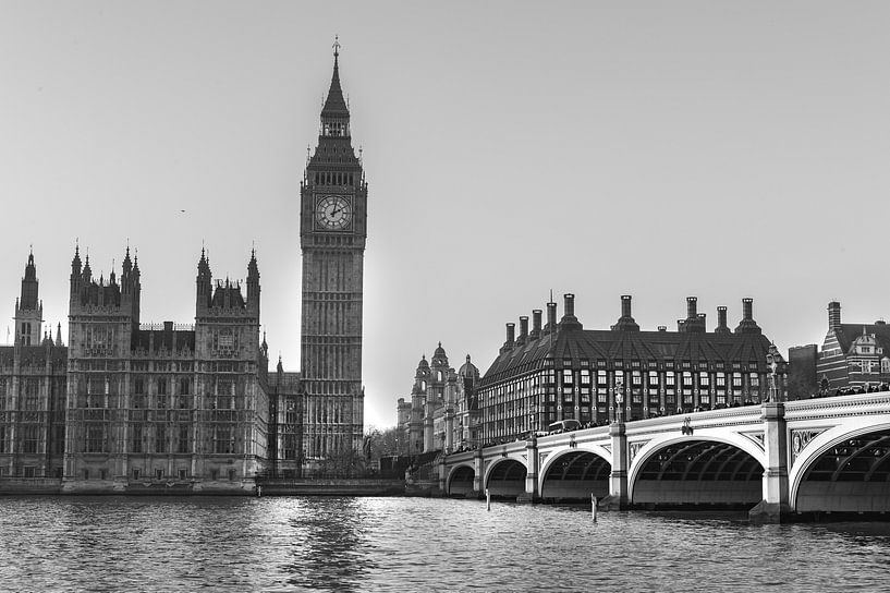 Gros plan du palais de Westminster par Jarrik Bijsterbosch