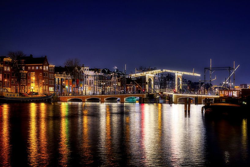 Amsterdam at night by Myrna's Photography