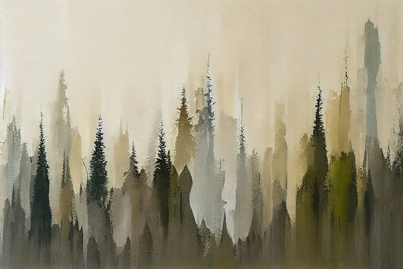 Abstract forest by Bert Nijholt