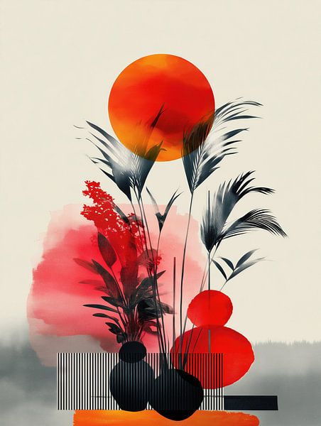 Red Stillness by Cats & Dotz