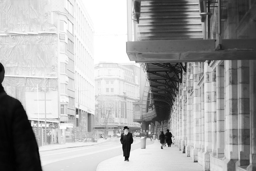 L'homme au chapeau et à la barbe blanche par Marcella van Tol