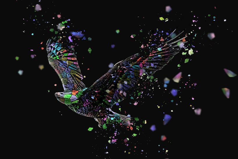 La mosaique de l'Aigle von Catherine Fortin