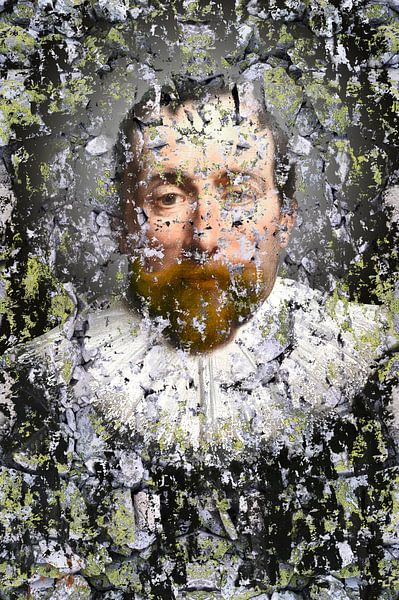 &#039;Rogier&#039; with wide Collar behind a Veil of Moss by Behindthegray