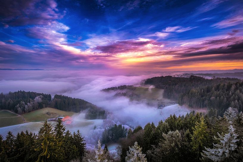 RIVIÈRE DE MONTAGNE SOLEIL par Simon Schuhmacher