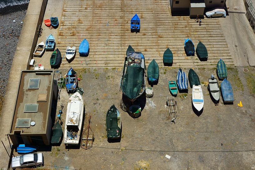 Vissersbootjes von Michel van Kooten