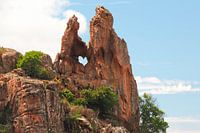Le cœur dans la roche aux Calanches de Piana en Corse