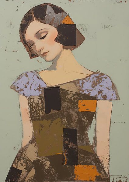 Gelassenheit in industriellen Farbtönen von Wunderbare Kunst