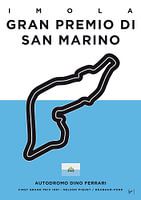 My F1 IMOLA Track Minimal Poster