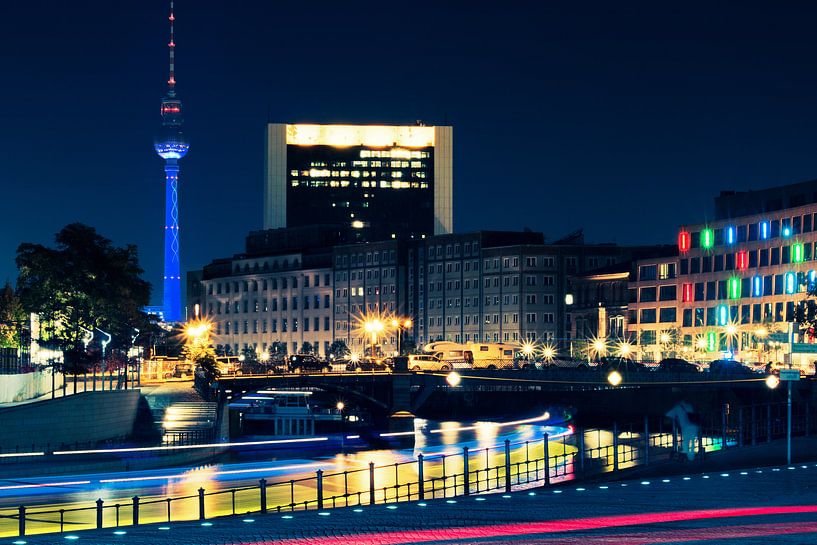 Berlin – Television Tower at Night / Skyline by Alexander Voss