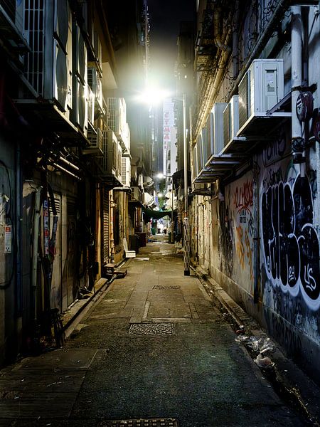 Quartier de la vieille ville de Hong Kong par Eddy Westdijk