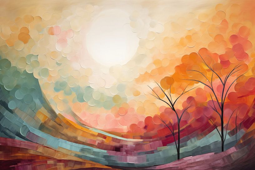 Abstrakte Landschaft von Bert Nijholt