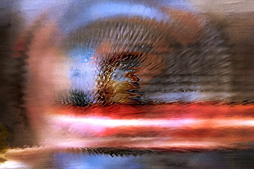 Peinture numérique : Œil du cyclone par Photoart-Naegele