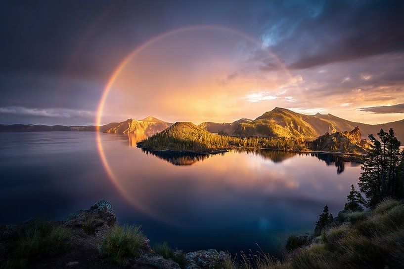 Frieden in warmem Licht von fernlichtsicht
