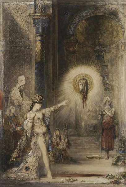 Die Erscheinung, Gustave Moreau von Meisterhafte Meister