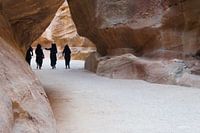 Al Siq Desert Gorge in Petra (Jordan)