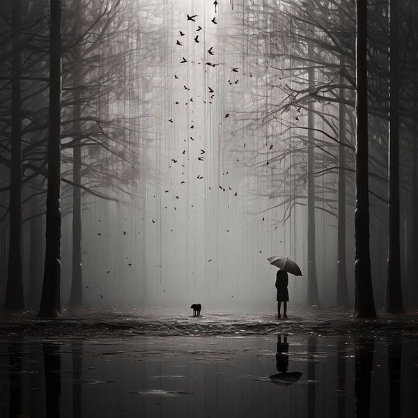 Regenschirm der Phantasie von Karina Brouwer