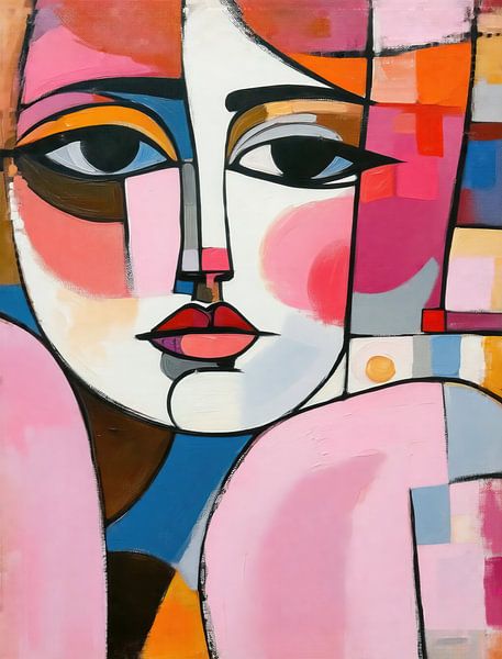 Femme visage | visage coloré par Art Merveilleux