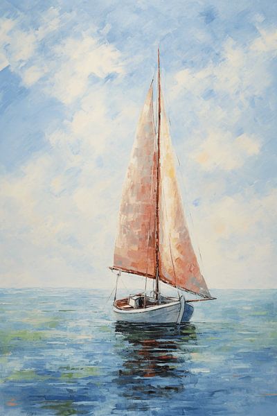 Sail boat by CanvasbyCaro