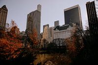 New York City Central Park Wolkenkratzer im Herbst
