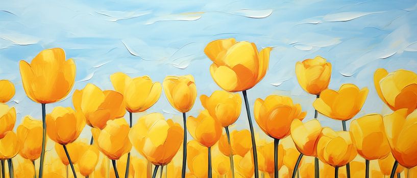 Sunshine Tulips by Jacky