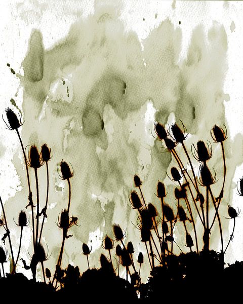 Prairie fleurie Expressionnisme scandinave par Mad Dog Art