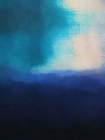 Abstrait Blanc et Bleu