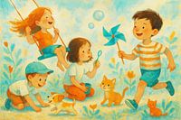 Gemeinsam draußen spielen