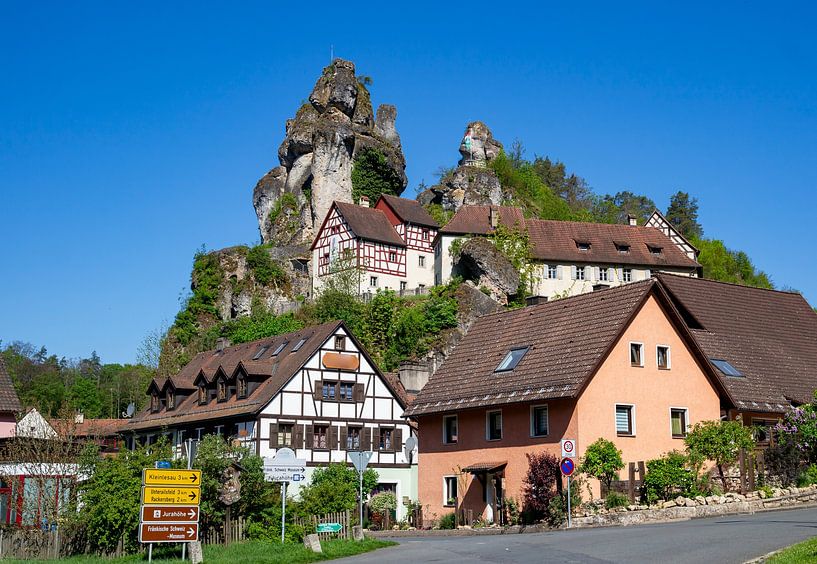 Die Felsen von Tüchersfeld der Fränkischen Schweiz in Bayern, Deutschland von Animaflora PicsStock