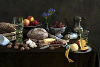 De royaal gedekte tafel